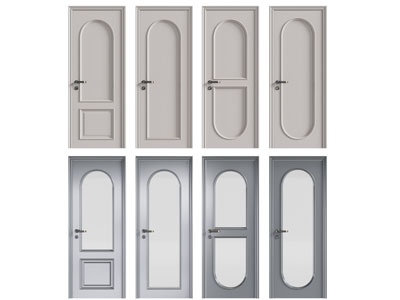 美式单扇平开门