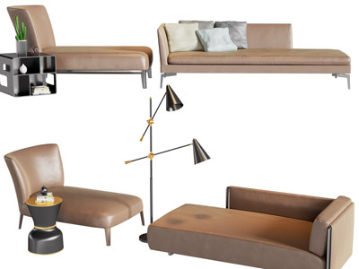 现代贵妃椅、美人榻