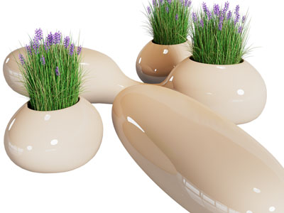 现代创意花坛花草植物景观园艺小品