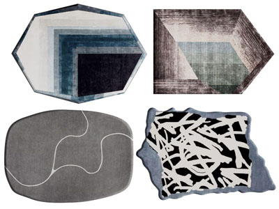 现代多边形圆形地毯3d模型 现代多边形圆形地毯