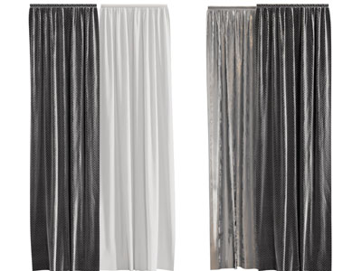 现代暗纹布艺窗帘