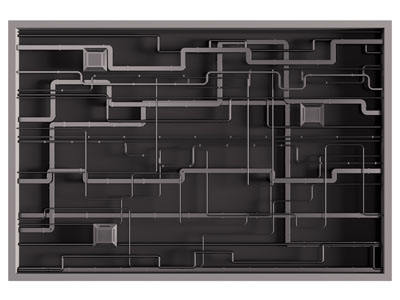 工业风loft管道天花吊顶