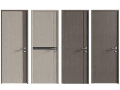 现代单扇平开门