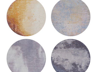 现代圆形地毯3d模型 现代圆形地毯