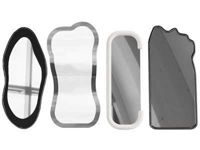 现代墙饰挂件、装饰镜子