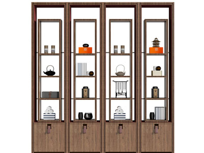 新中式实木装饰柜