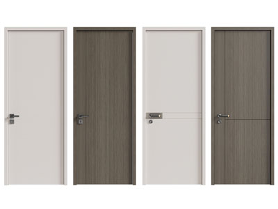 现代单扇平开门