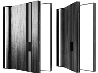 现代入户平开门