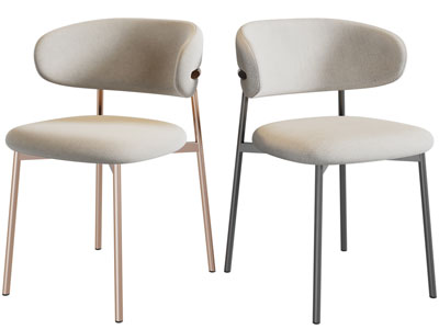 现代轻奢休闲椅子、餐椅