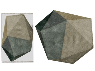 后现代不规则造地毯3d模型 后现代不规则造地毯