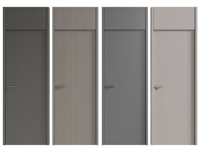 现代单扇平开门