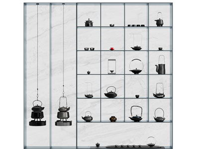 新中式茶具杯子收纳置物架