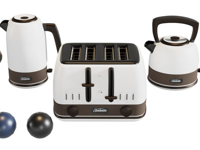 现代吐司机、热水壶