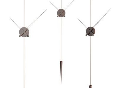 现代无框钟表墙饰挂件