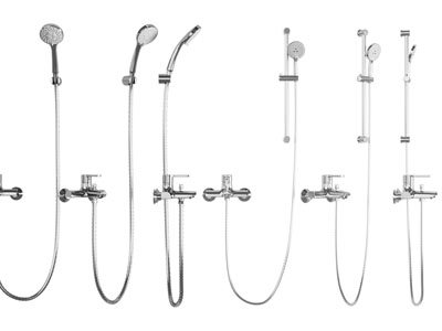 现代不锈钢淋浴花洒
