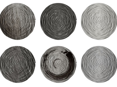 现代编织圆形地毯3d模型 现代编织圆形地毯