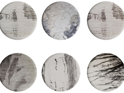 新中式圆形地毯3d模型 新中式圆形地毯