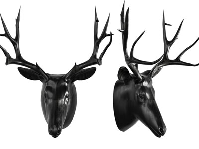 现代麋鹿头墙饰挂件