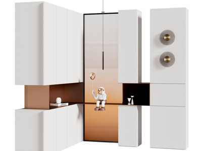 现代玄关装饰鞋柜