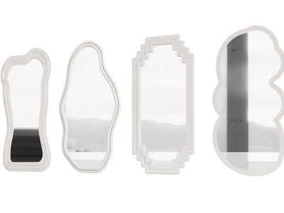 现代墙面装饰镜子