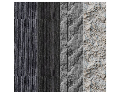 现代文化石背景墙3d模型 现代文化石背景墙