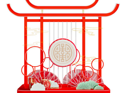 新中式节日美陈