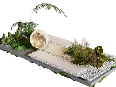 新中式景观园艺小品