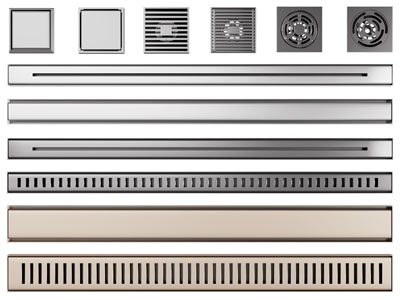 现代不锈钢地漏3d模型 现代不锈钢地漏