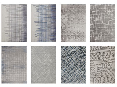 现代长方形地毯3d模型 现代长方形地毯