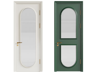 法式单扇平开门