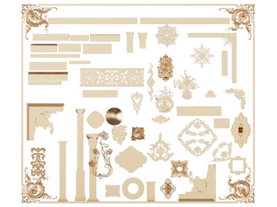 欧式角线、雕花、石膏线