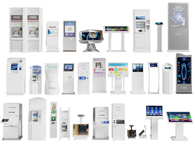 现代自助智能触屏机、查询一体机