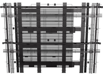 工业风loft管道天花吊顶