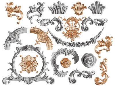 欧式雕花构件