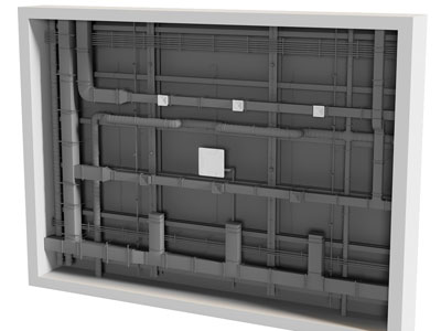 工业风loft管道天花吊顶