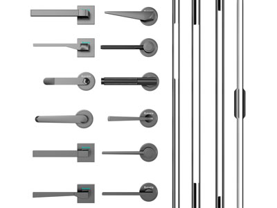 现代金属拉手3d模型 现代金属拉手