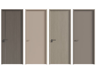 现代单扇平开门