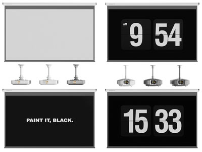 现代投影幕布、投影仪3d模型 现代投影幕布、投影仪