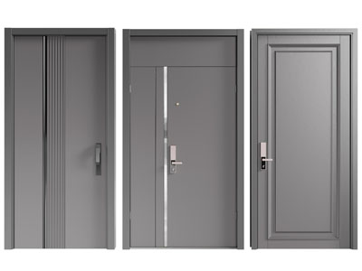 现代单扇、子母入户平开门