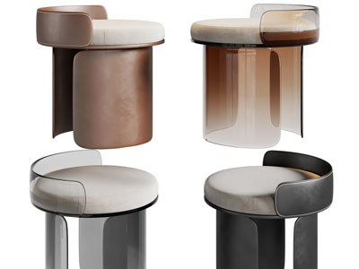 现代圆形沙发凳子