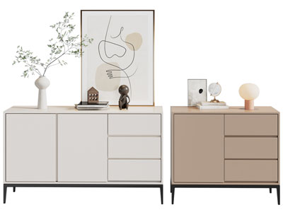 现代玄关柜、边柜