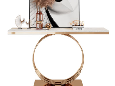 现代轻奢端景台、摆件3d模型 现代轻奢端景台、摆件