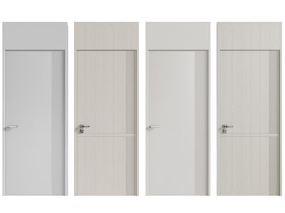 现代单扇平开门