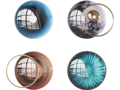 现代轻奢墙饰挂件