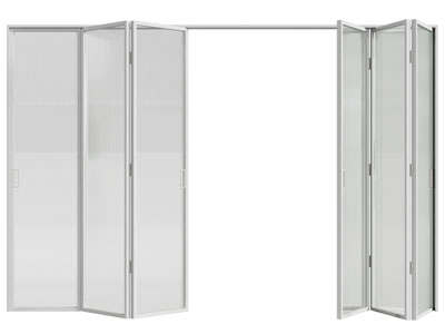 现代玻璃推拉门