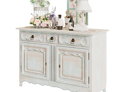 欧式玄关柜、边柜