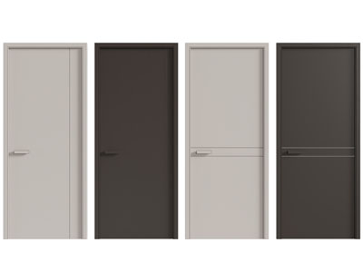 现代单扇平开门