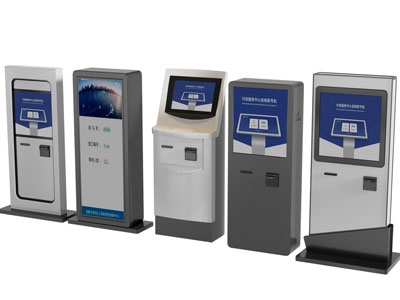 现代挂号、取号机3d模型 现代挂号、取号机