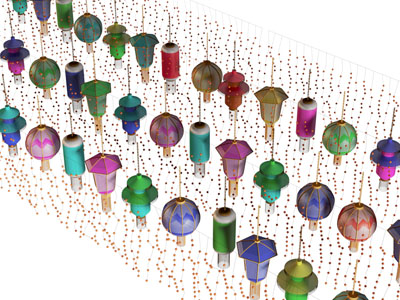 中式灯笼墙饰灯饰挂件