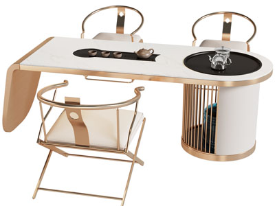 新中式茶桌椅组合